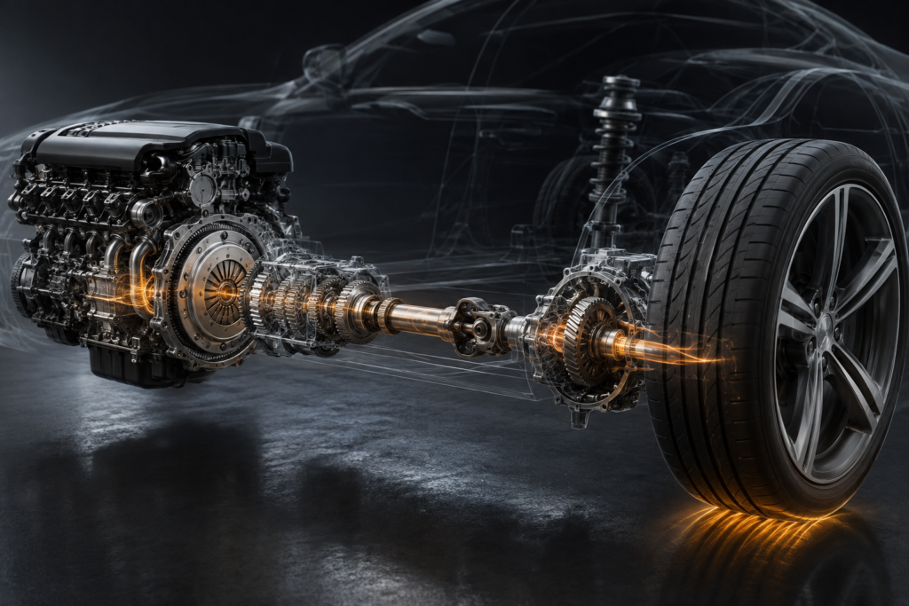 Motor To Wheel Power Loss